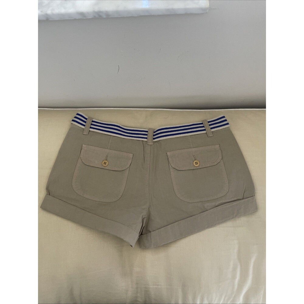 NWT Bellerose 11426 beige shorts Belt Women  Sz 2 - Picture 3 of 6